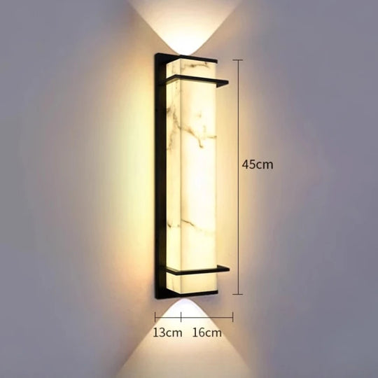 Home Deco Marble LED Outdoor Wall Lamp