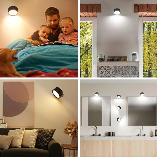 Home Deco RGB Magnetic LED Wall Lamp