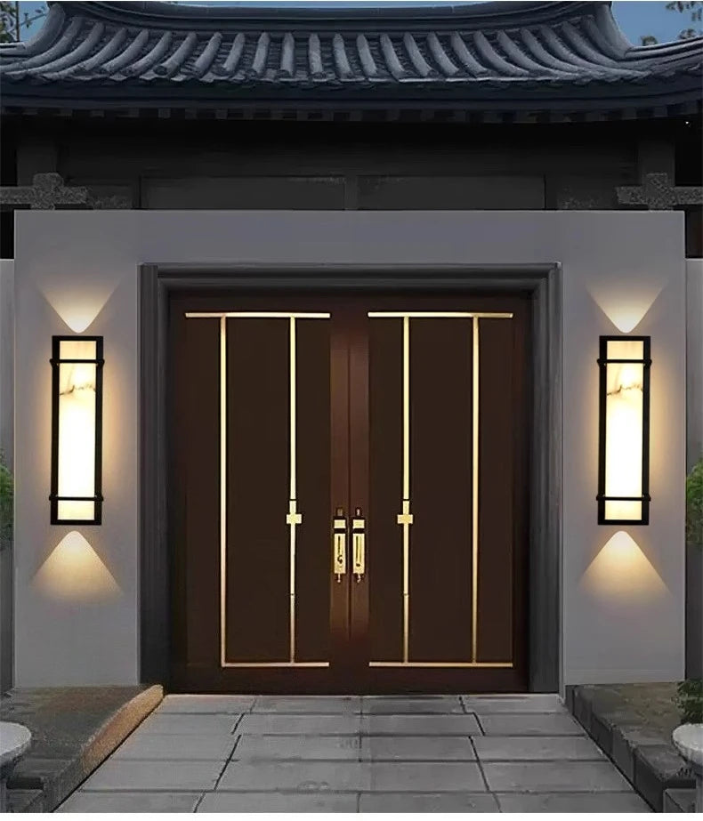Home Deco Marble LED Outdoor Wall Lamp