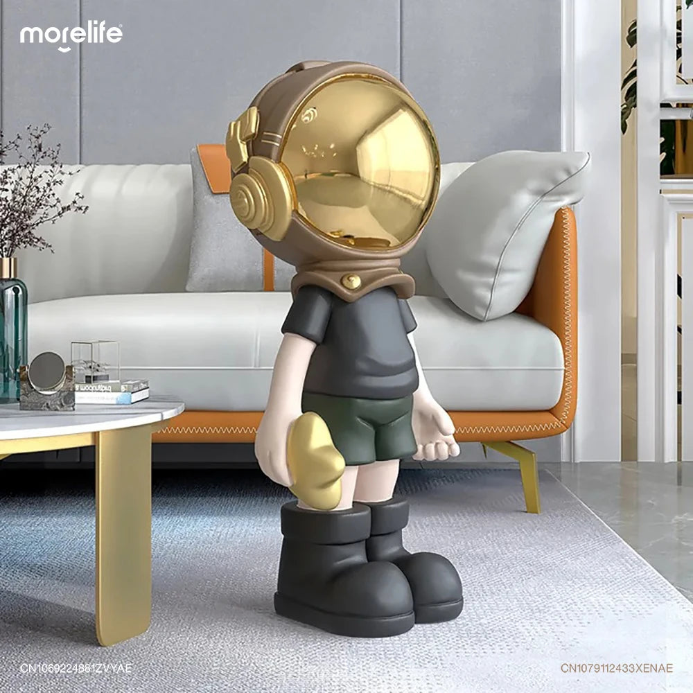 Statue d'astronaute en résine de 70 cm d'Autumn