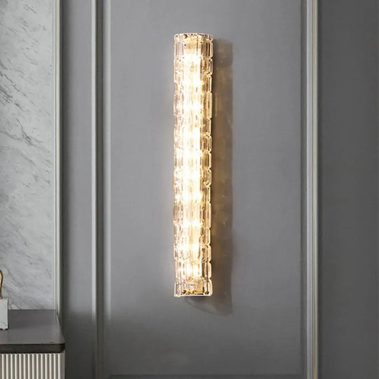 Home Deco Luxury Crystal Copper Wall Lamp
