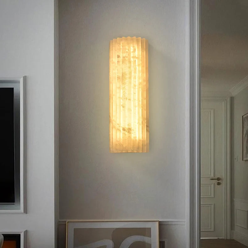 Home Deco Modern Marble Copper Wall Lamp