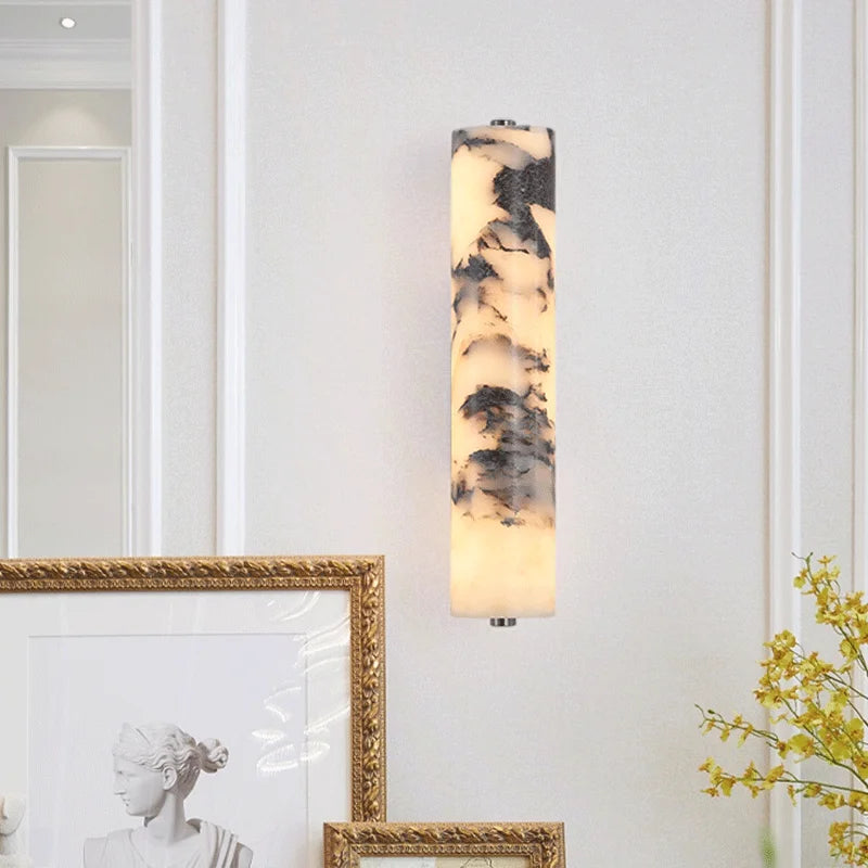 Home Deco Italian Black Marble Wall Lamp