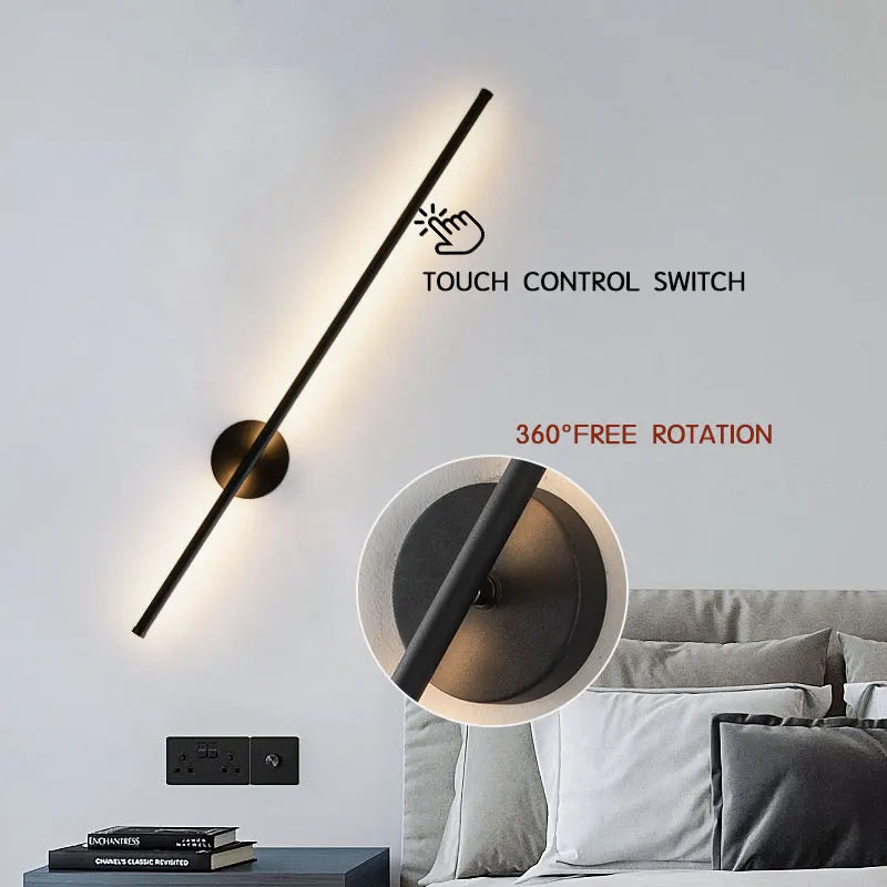 Home Deco Rotatable Dimmable LED Wall Lamp