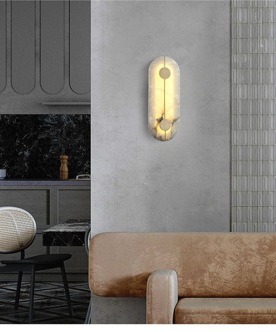 Home Deco Marble Copper Gold Wall Light