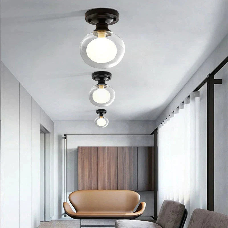 Chana - Modern Minimalist Glass Bulb Lamp Ceiling Lamp