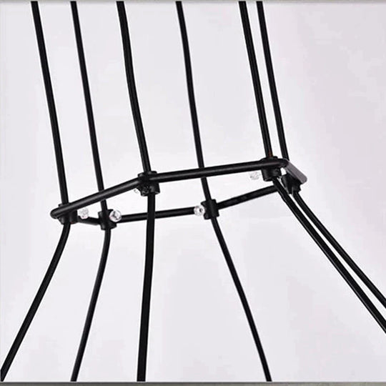 Lampe suspendue créative moderne en métal noir, fil long, forme simple, lampe suspendue pour cuisine, bar, chevet, suspension
