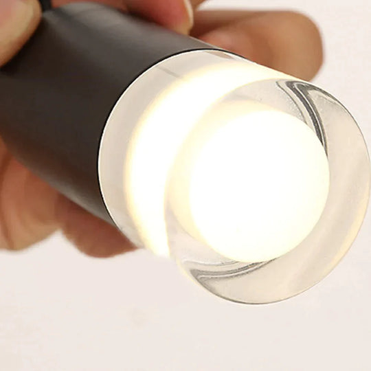 Lampe suspendue créative moderne en métal noir, fil long, forme simple, lampe suspendue pour cuisine, bar, chevet, suspension