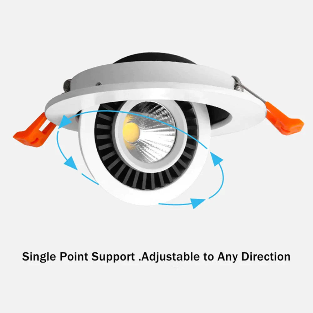 Damaris - Lampe LED à intensité variable COB Plafonnier 5w 7w 10w 12w Spots encastrés au plafond pour cuisine chambre à coucher Décoration intérieure