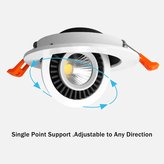 Damaris - Lampe LED à intensité variable COB Plafonnier 5w 7w 10w 12w Spots encastrés au plafond pour cuisine chambre à coucher Décoration intérieure