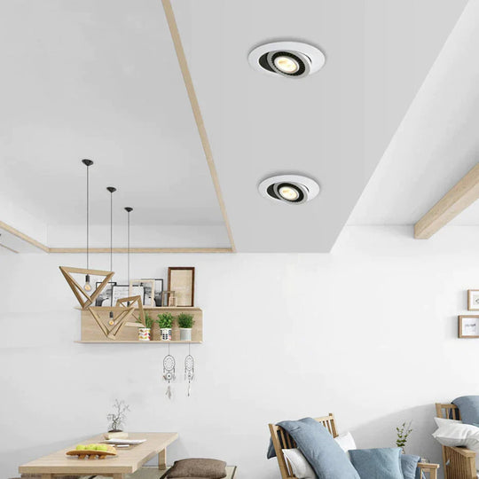 Damaris - Lampe LED à intensité variable COB Plafonnier 5w 7w 10w 12w Spots encastrés au plafond pour cuisine chambre à coucher Décoration intérieure