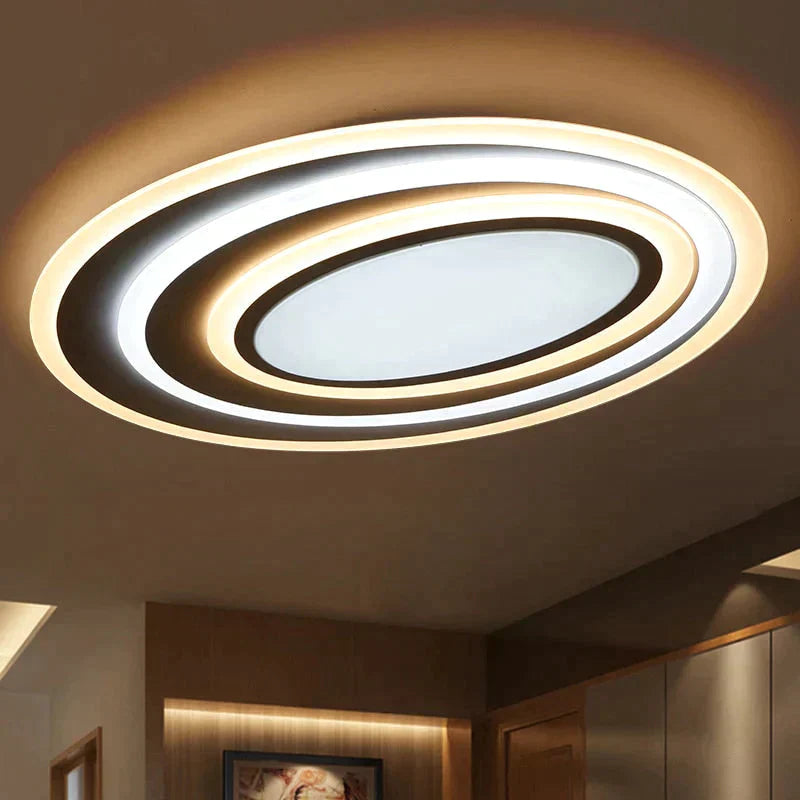 Dimming+Remote Control Modern Led Ceiling Lights For Living Room Bedroom 3 Color Temperature New