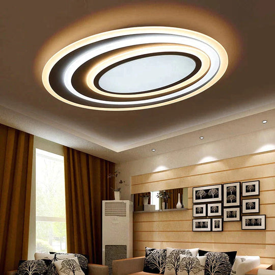 Dimming+Remote Control Modern Led Ceiling Lights For Living Room Bedroom 3 Color Temperature New