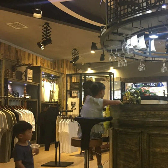 Lacey - Retro Industrial LED Ceiling Light E27 Bulb Indoor LED Spot Lamp for Coffee Shop Clothing Store Bar Art Exhibition Studio