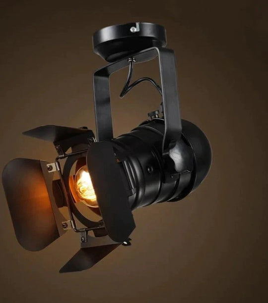 Lacey - Retro Industrial LED Ceiling Light E27 Bulb Indoor LED Spot Lamp for Coffee Shop Clothing Store Bar Art Exhibition Studio