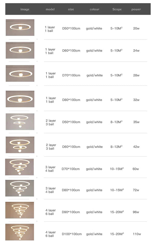 Laya - Minimalist Led Ring Pendant Light