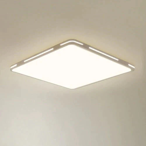 Leah - Plafonnier LED moderne, luminaire de plafond, montage en surface, télécommande, intensité variable, 18 W, 48 W, pour salon, chambre à coucher, balcon