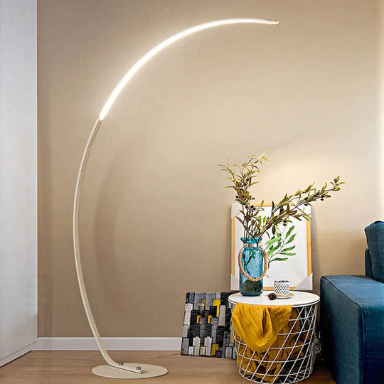 Led modern simple floor lamp standing lamp art decoration nordic style for living room bedroom study room light
