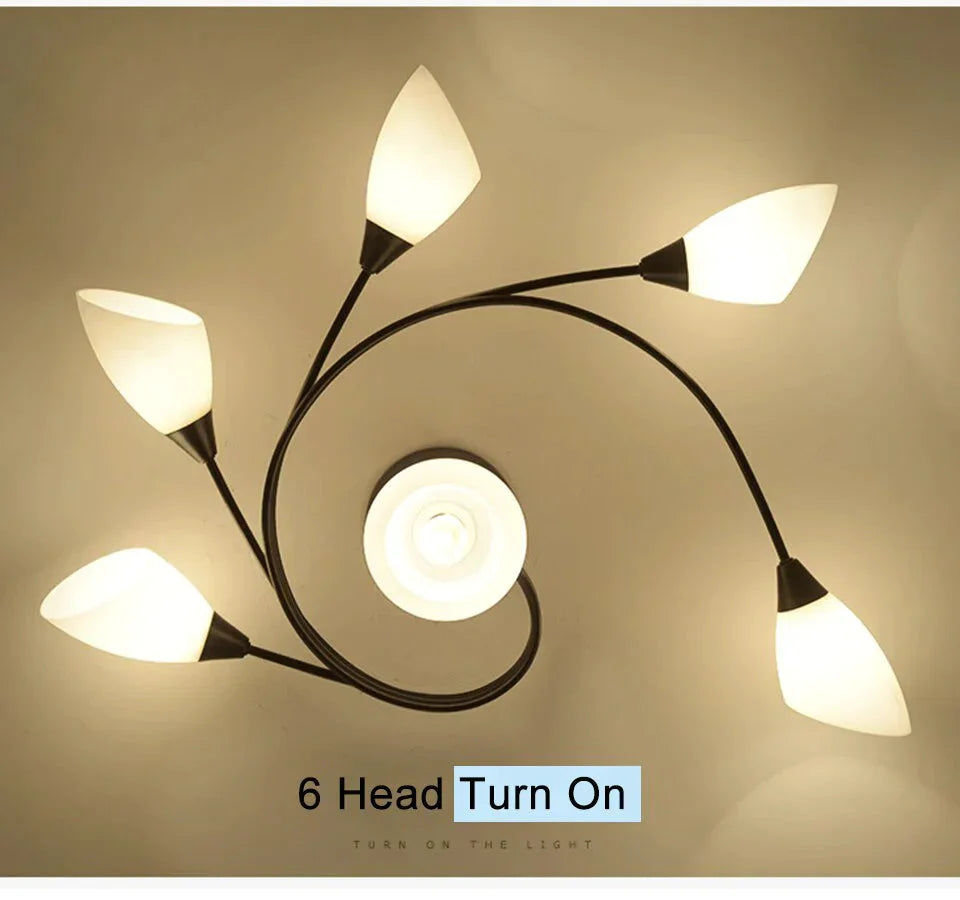 Modern LED Chandelier Ceiling Lamp Indoor Illuminate Lighting Avize Modern Salon Lustres Childern Ceiling Lights