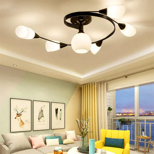 Modern LED Chandelier Ceiling Lamp Indoor Illuminate Lighting Avize Modern Salon Lustres Childern Ceiling Lights