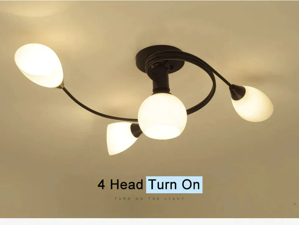 Modern LED Chandelier Ceiling Lamp Indoor Illuminate Lighting Avize Modern Salon Lustres Childern Ceiling Lights