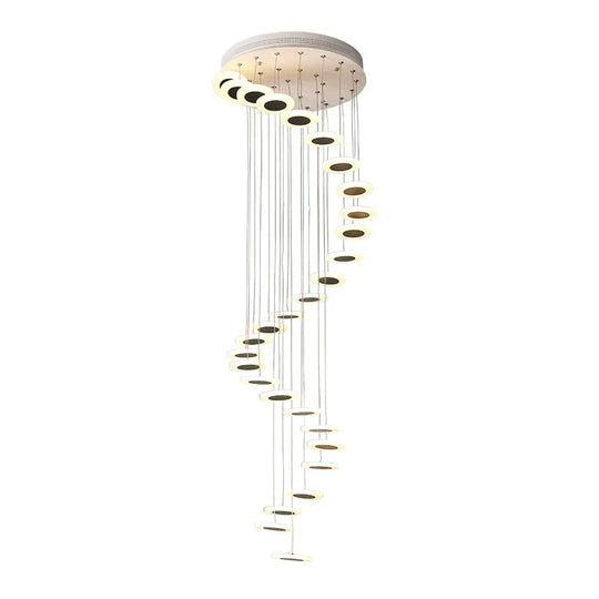Lustre LED moderne pour salon, lampe suspendue pour chambre à coucher, luminaires suspendus pour escaliers, restaurant, éclairage suspendu