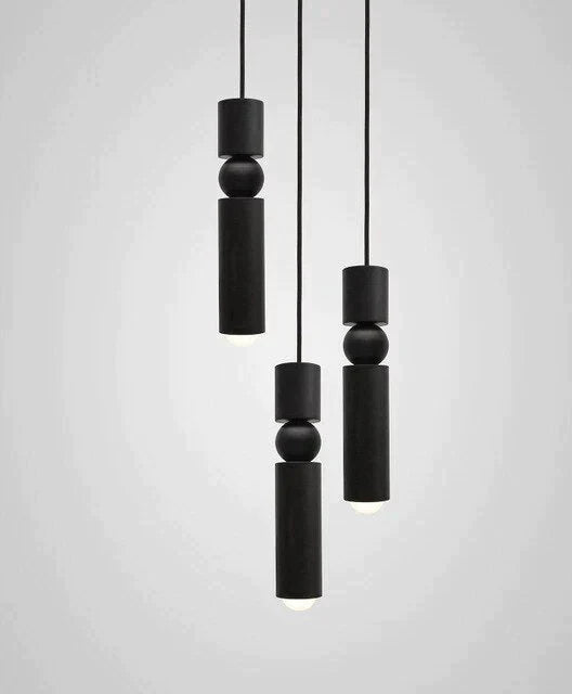 Lampes suspendues modernes nordiques simples GU10 LED lampes suspendues à tête unique Loft pour salon chambre chevet Art Restaurant Bar