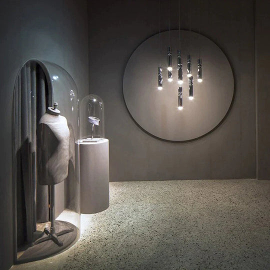 Lampes suspendues modernes nordiques simples GU10 LED lampes suspendues à tête unique Loft pour salon chambre chevet Art Restaurant Bar