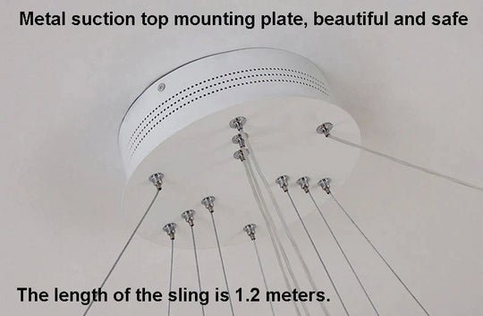 Lampes suspendues modernes pour salon salle à manger 4/3/2/1 anneaux circulaires éclairage LED acrylique