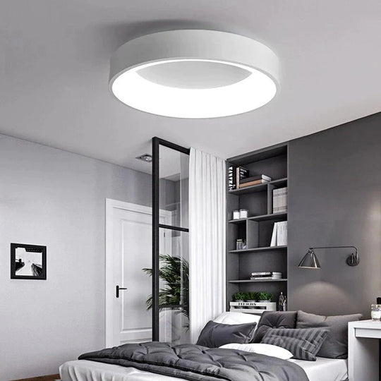 Nora - Plafonnier LED pour chambre à coucher, panneau moderne, luminaire de salon, plafonnier de cuisine, montage en surface, télécommande encastrée
