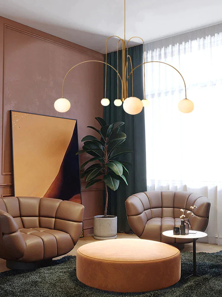 Lampe de salon minimaliste nordique, lampe de restaurant, étude de personnalité créative, café, magasin de vêtements, lustre d'art