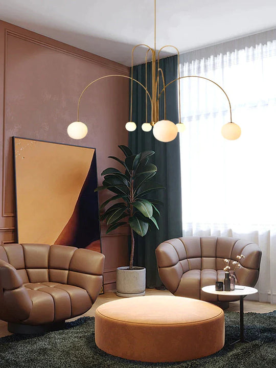 Lampe de salon minimaliste nordique, lampe de restaurant, étude de personnalité créative, café, magasin de vêtements, lustre d'art