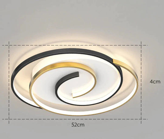 Nordic Simple Modern Atmosphere Light Luxury Living Room Bedroom Ceiling Lamp