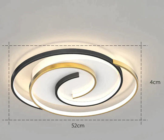 Nordic Simple Modern Atmosphere Light Luxury Living Room Bedroom Ceiling Lamp