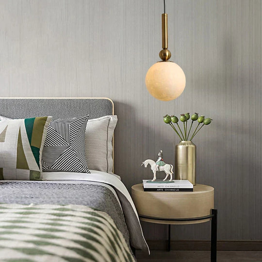 Lampes suspendues 3D Abat-jour lunaire Luminaires Luminaria Salon Bar Chambre Postmoderne Éclairage suspendu Lustre Pendente