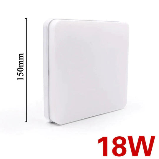 Plafonnier LED carré à montage en surface, 18 W, 24 W, 36 W, 48 W