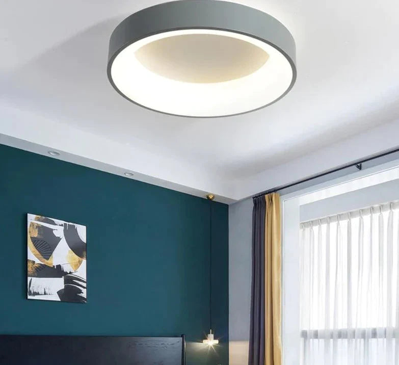 Plafonniers LED nordiques pour chambre à coucher, cuisine, éclairage post-moderne, lampe de plafond à intensité variable avec télécommande, éclairage de salon créatif