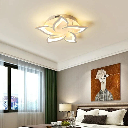 Acrylic Ceiling Lamp Living Room Kitchen Bedroom Modern Remote  Control  Colorful Atmosphere Ceiling Light  Fixture Deco