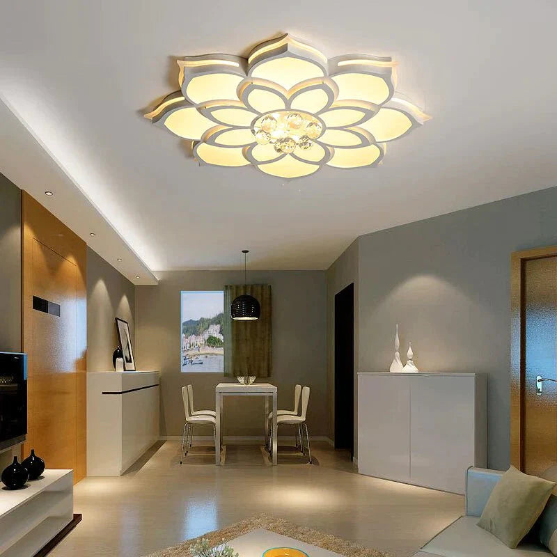Nouveaux anneaux créatifs modernes plafonnier LED pour salon chambre salle d'étude maison luminaire de plafond LED d'intérieur