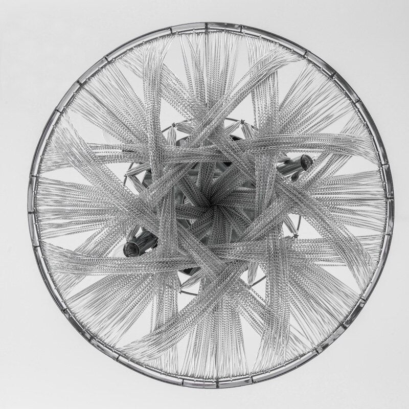 Plafonnier Moderne Pour Salle À Manger LED Plafonnier Argenté Chambre Lampes Led Pour Salon Loft Éclairage Métal Avize Chambre