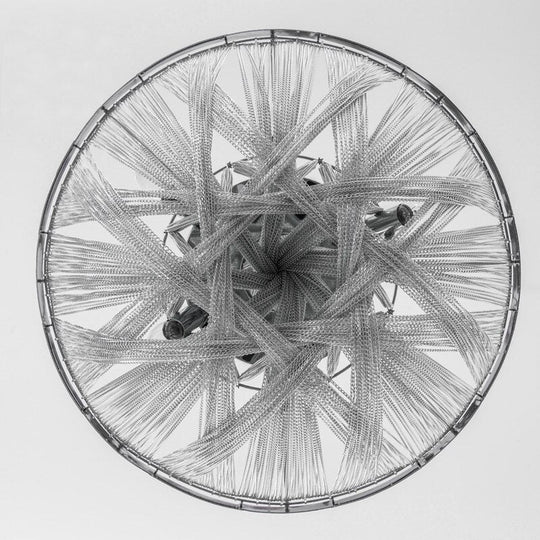 Plafonnier Moderne Pour Salle À Manger LED Plafonnier Argenté Chambre Lampes Led Pour Salon Loft Éclairage Métal Avize Chambre