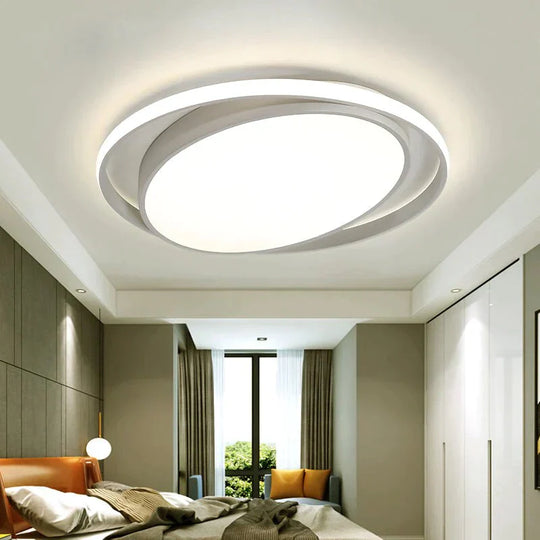 Lustre de plafond à LED noir/blanc, nouvel arrivage, pour salon, bureau, chambre à coucher, lustre de plafond à LED moderne en aluminium