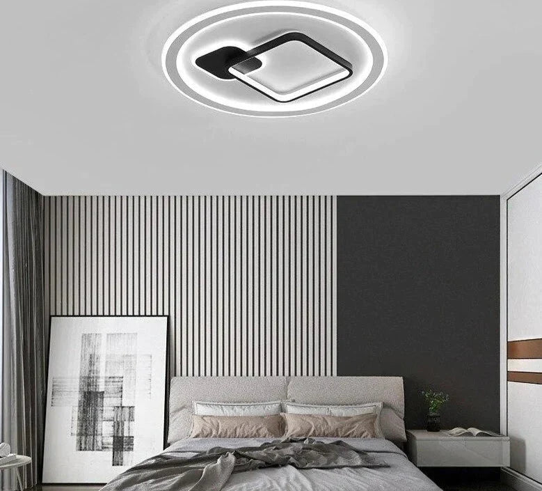 Modern Acrylic Ceiling Lights For Bedroom Support  Remote Control Lustre Led Surface Mount Lamps Lamparas De Techo