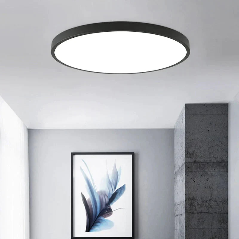 Plafonnier LED moderne pour salon, chambre à coucher, cuisine, montage en surface, plafonnier encastré avec télécommande