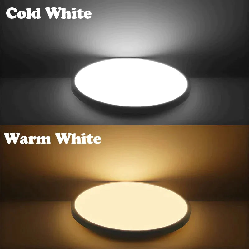 Led Ceiling Lights Modern Leds Lamp Light Fixtures Round Panel Lamps 12W 24W For Living Room Kitchen