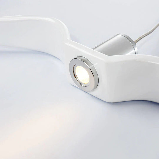 Suspension en résine représentant des oiseaux de nuit, silhouette du ciel, liberté, mouette