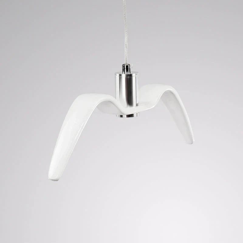 Suspension en résine représentant des oiseaux de nuit, silhouette du ciel, liberté, mouette