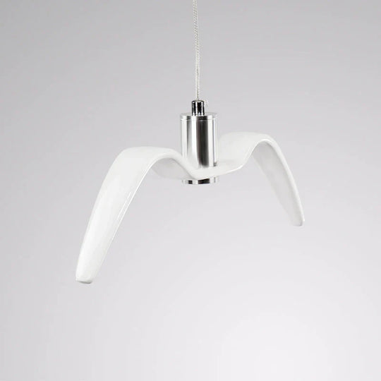 Suspension en résine représentant des oiseaux de nuit, silhouette du ciel, liberté, mouette