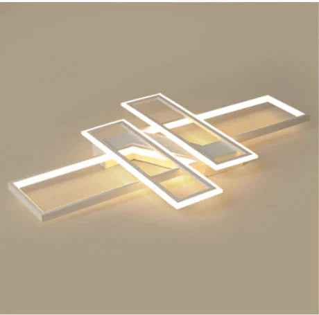 Restaurant Chandelier Modern Simple Dining Room Table Bar Chandelier Creative Personality Office LED Rectangular Lamp