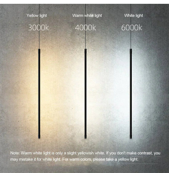 Lampes suspendues à lignes simples Lampe suspendue Éclairage Restaurant Bar Hall Lumière Lignes géométriques créatives Lumières Chambre